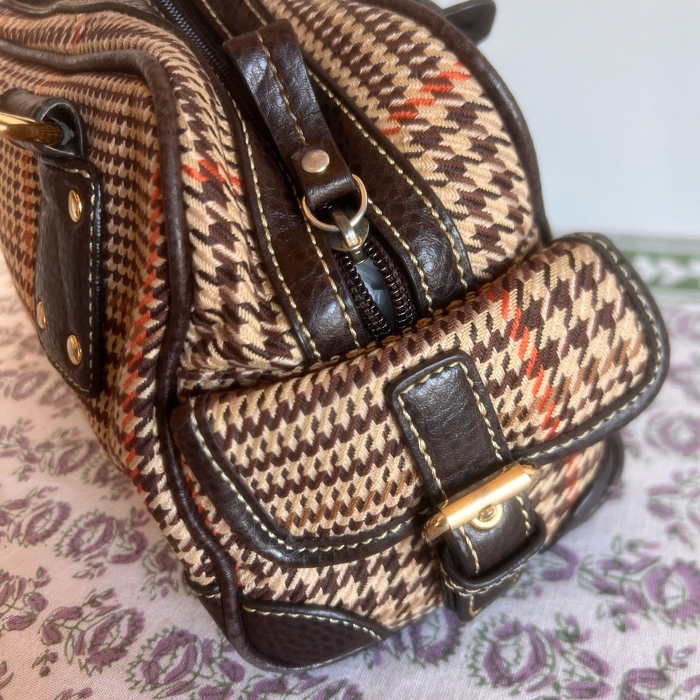 Chaps Houndstooth Handbag - image 3